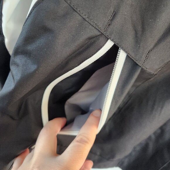 Free Country Black Zip Up Rain Jacket - Picture 10 of 10